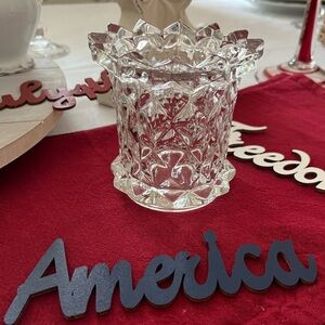 Elegant Clear Glass Taper Candle
Holder, Votive, Ideal for Special Occasions 4”